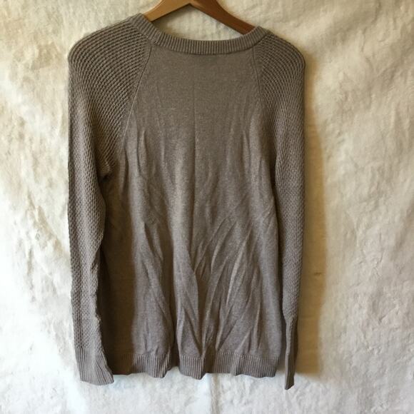 Loft Brown Hi-Low Knit Pull Over Sweater - Picture 13 of 14